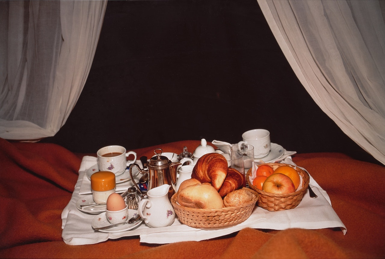 Breakfast in Bed, Torre di Bellosguardo, Florence by Nan Goldin
