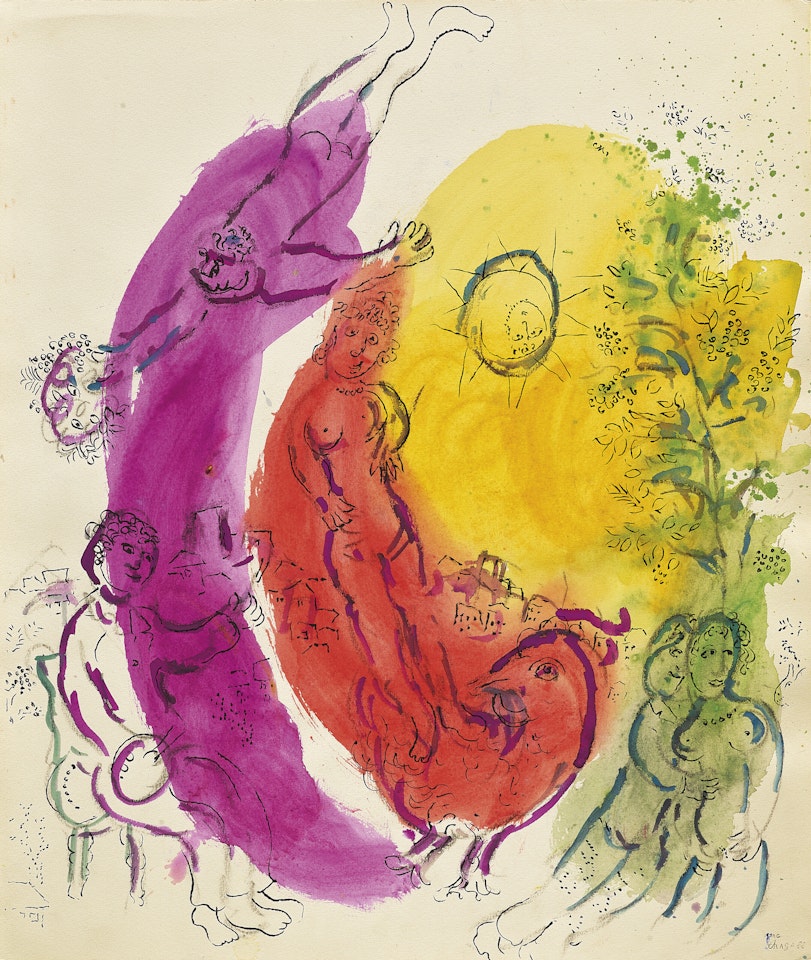 L'Arc-en-ciel du peintre by Marc Chagall