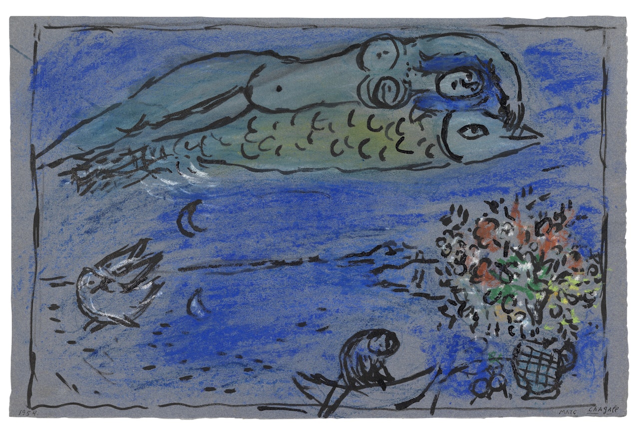 Le Poisson volant by Marc Chagall