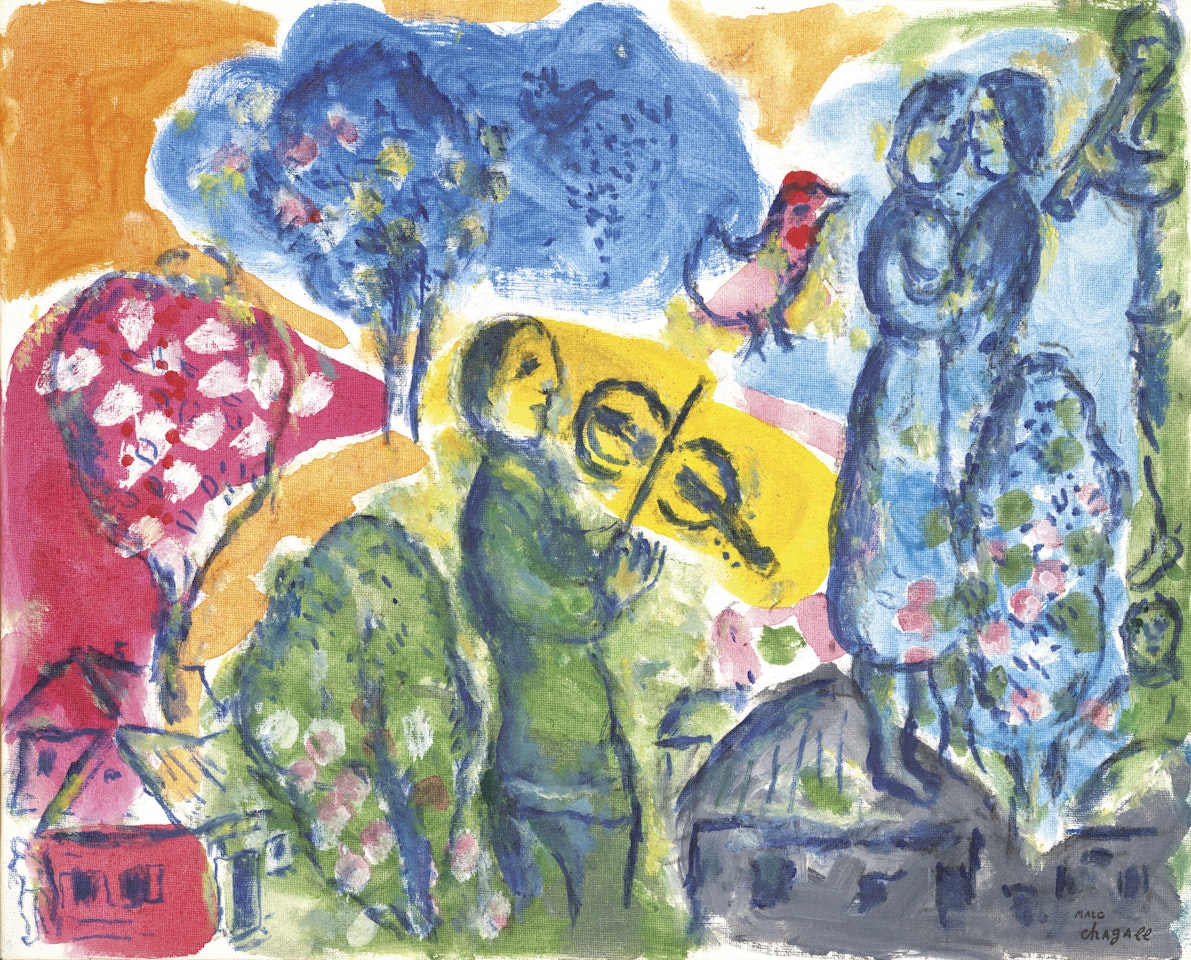 Esquisse pour "Composition" by Marc Chagall