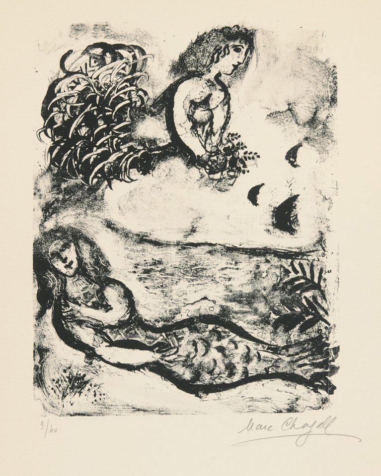 Deux Sirènes by Marc Chagall