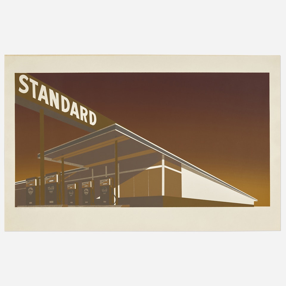 Mocha Standard by Ed Ruscha