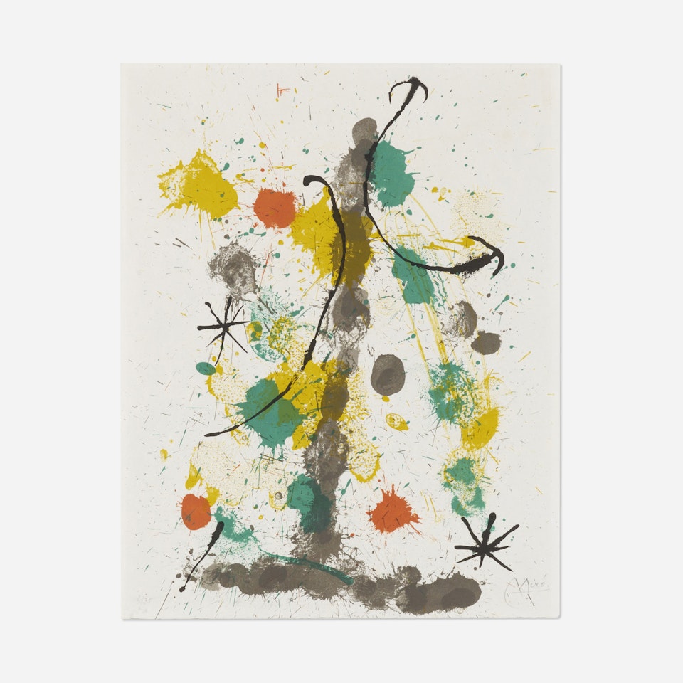 Quelques fleurs pour des amis by Joan Miró