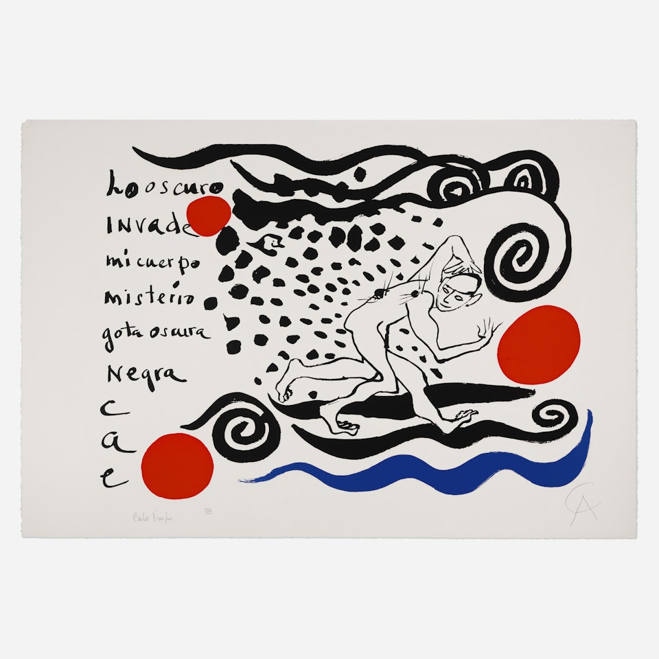 Lo oscuro invade by Alexander Calder