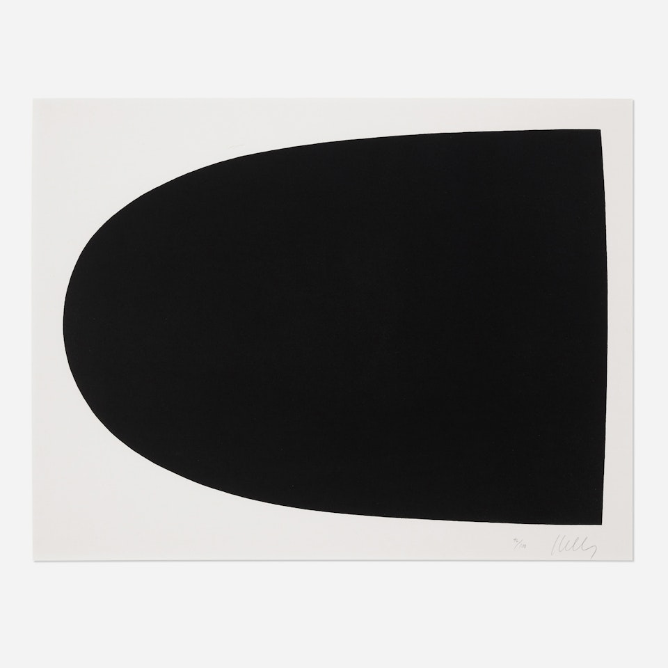 Black (from the 9 portfolio) by Ellsworth Kelly