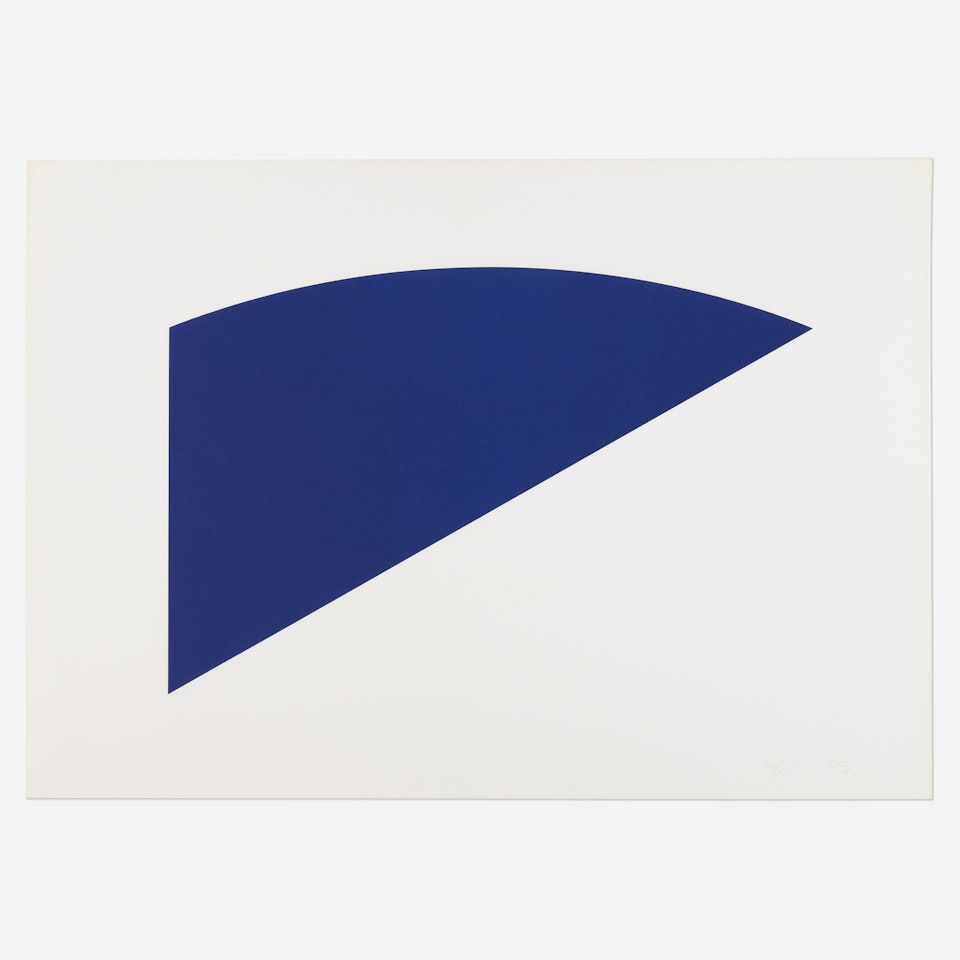 Untitled (from the Eight by Eight to Celebrate the Temporary Contemporary portfolio) by Ellsworth Kelly