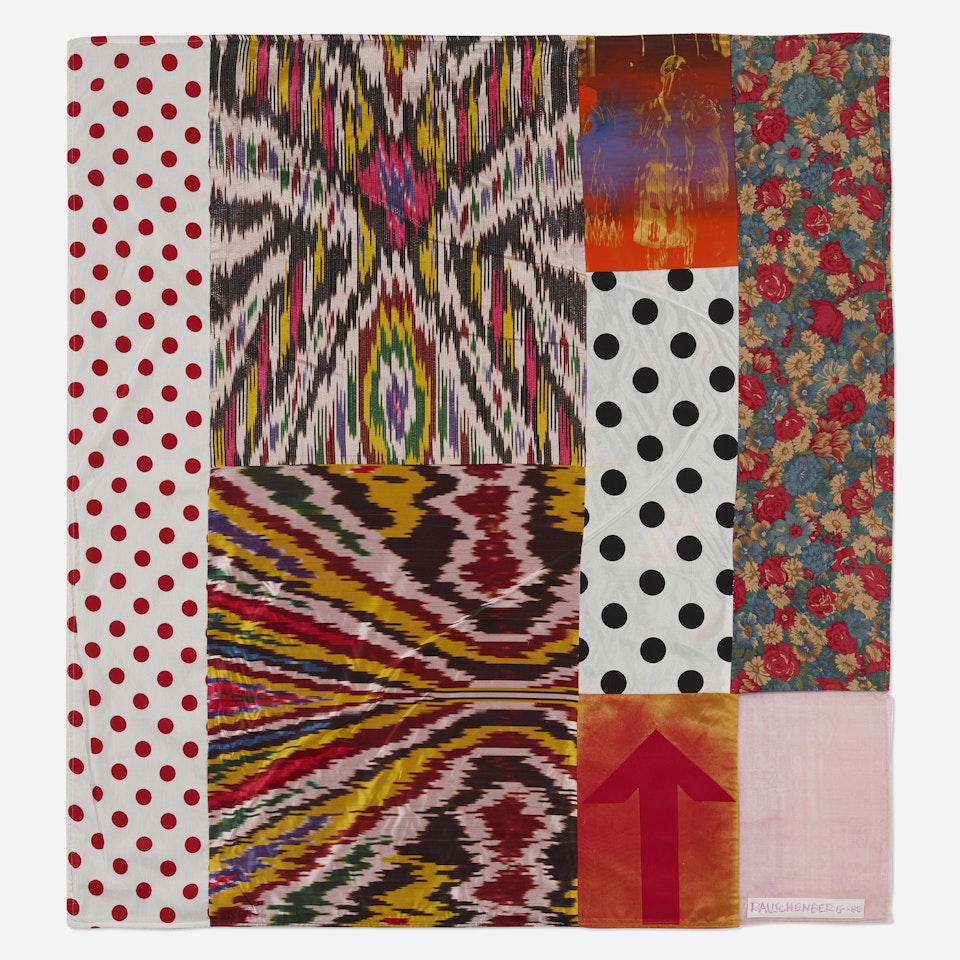 Samarkand Stitches #II (from the Samarkand Stitches series) by Robert Rauschenberg