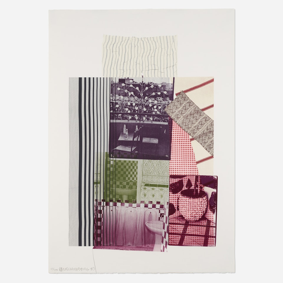 Pre-Morocco (from the Eight by Eight to Celebrate the Temporary Contemporary portfolio) by Robert Rauschenberg