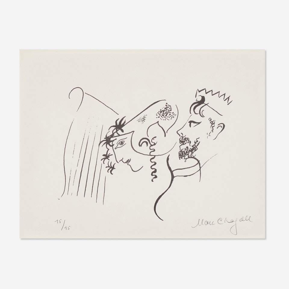 Biblical Subject by Marc Chagall