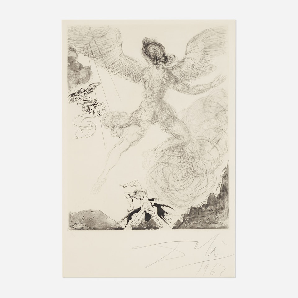 Icarus (from the Mythologie portfolio) by Salvador Dali