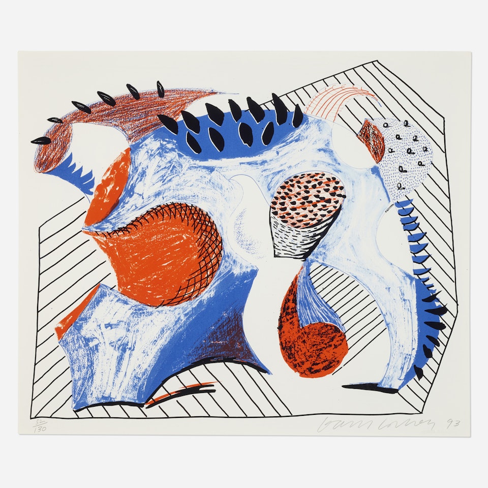Untitled for Joel Wachs by David Hockney