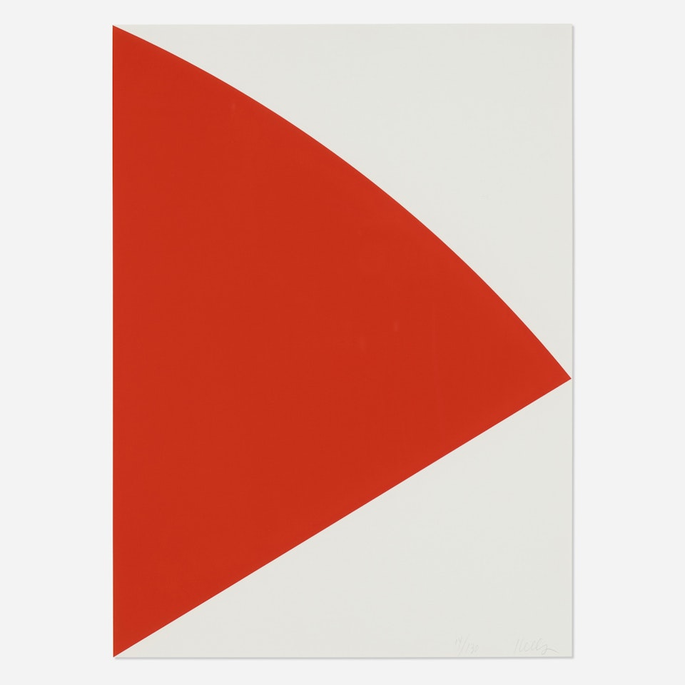 Red Curve (for Joel) by Ellsworth Kelly