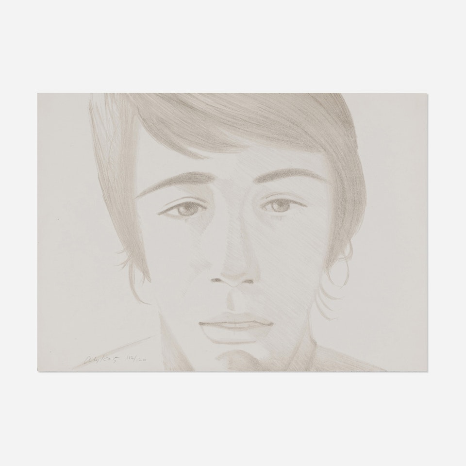 Vincent (from the Prints for Phoenix House portfolio) by Alex Katz