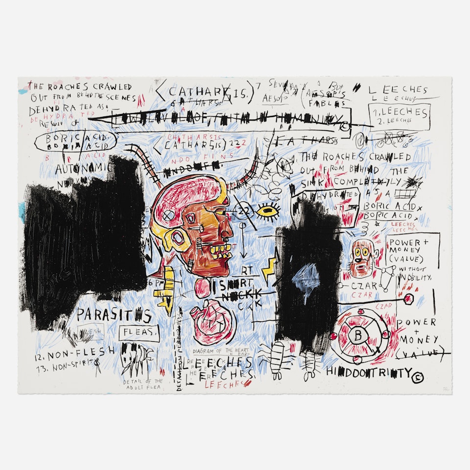 Leeches by After Jean-Michel Basquiat