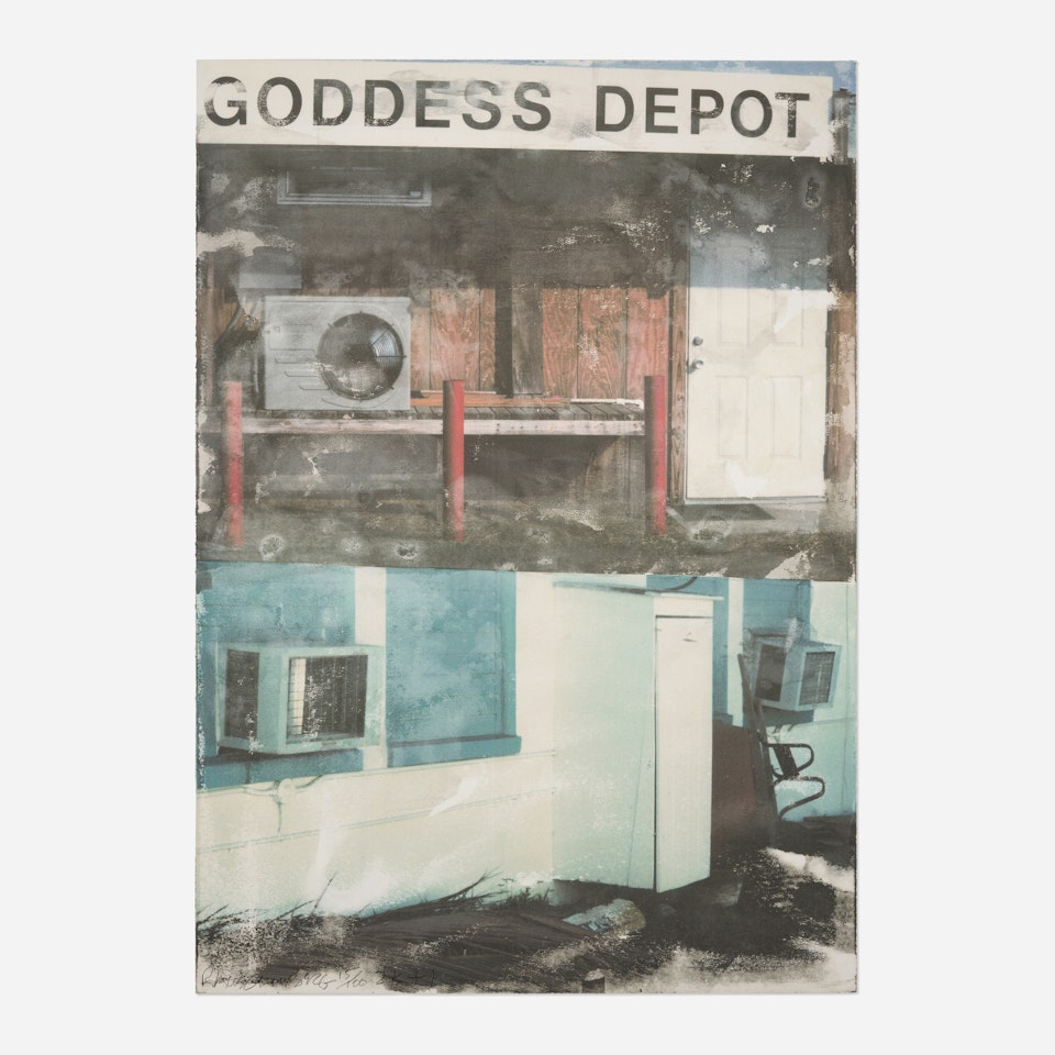 In Transit (Goddess Depot) by Robert Rauschenberg