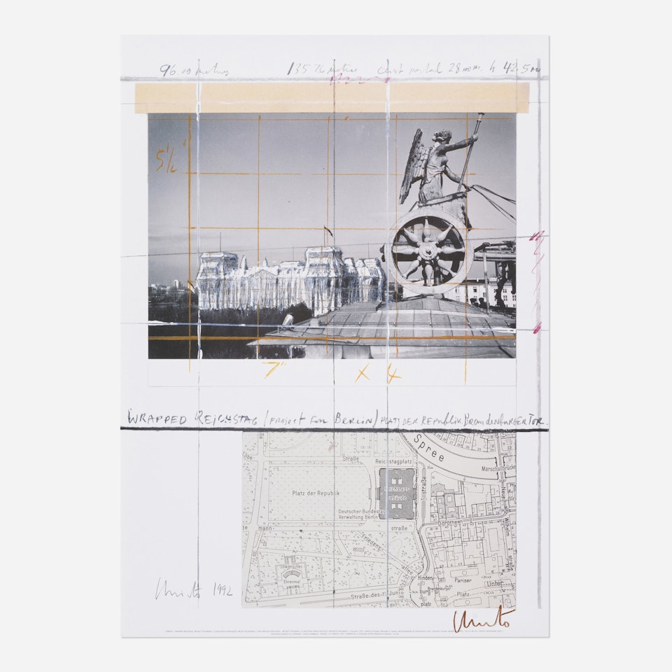 Wrapped Reichstag, Project for Berlin by Christo