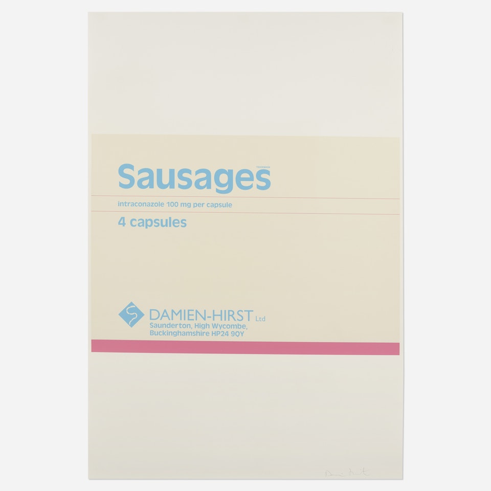 Sausages (from The Last Supper series) by Damien Hirst