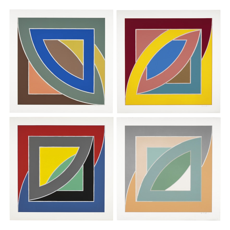 River of Ponds I-IV by Frank Stella