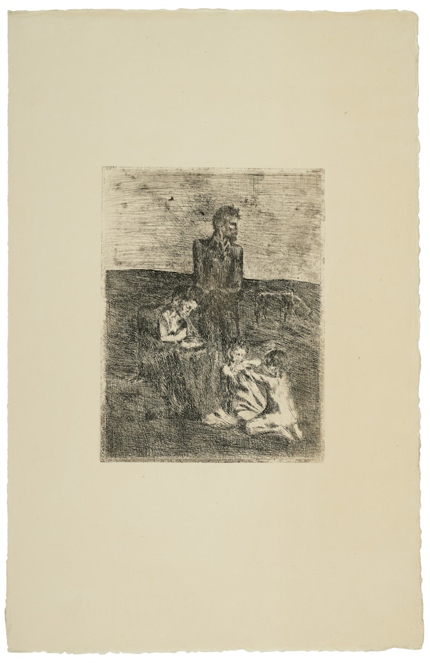 Les Pauvres, from La Suite des Saltimbanques by Pablo Picasso