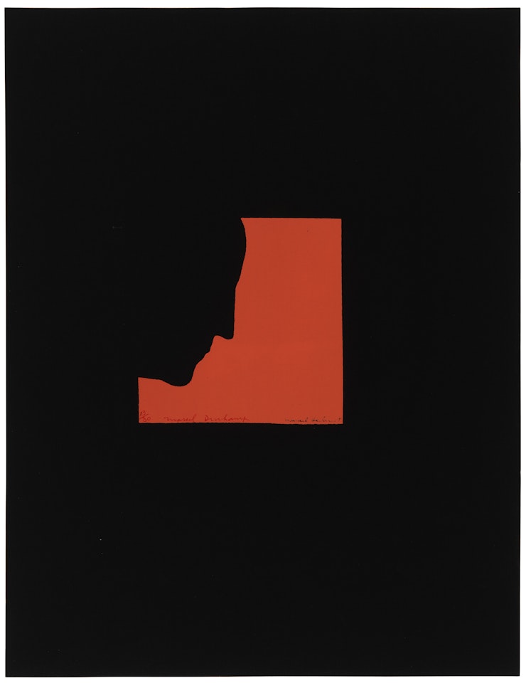 Poster after Self-Portrait in Profile by Marcel Duchamp