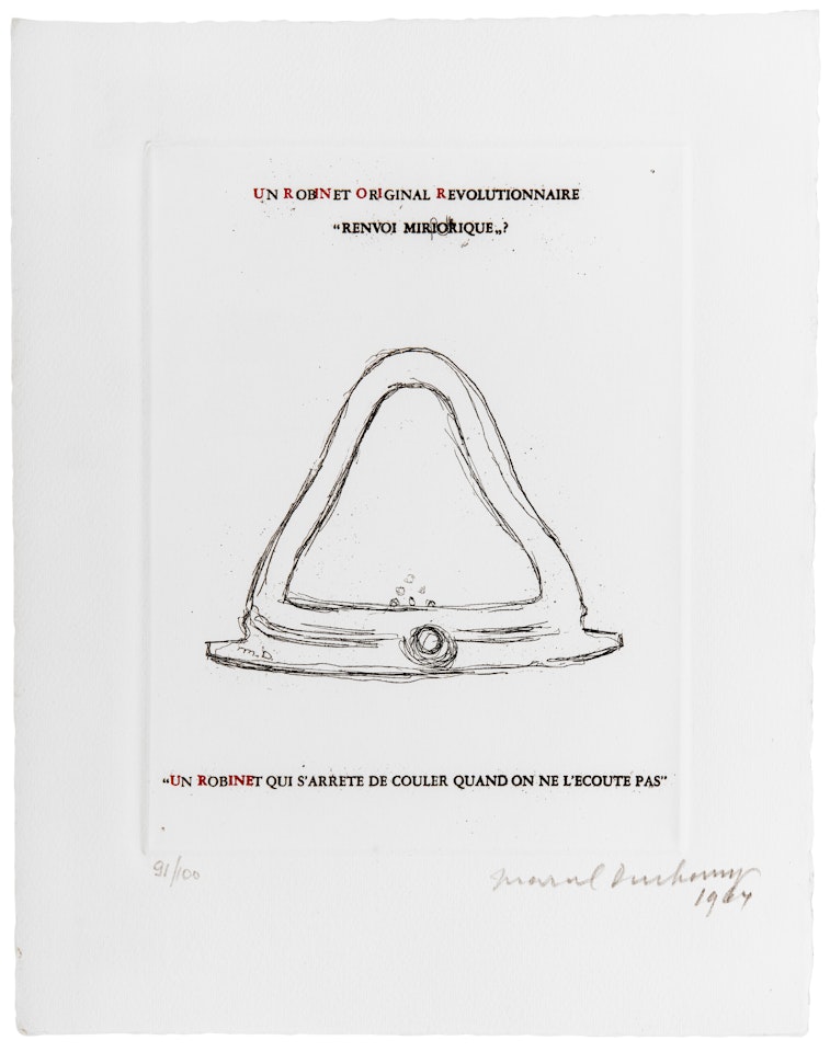 An Original Revolutionary Faucet: Mirrorical Return by Marcel Duchamp