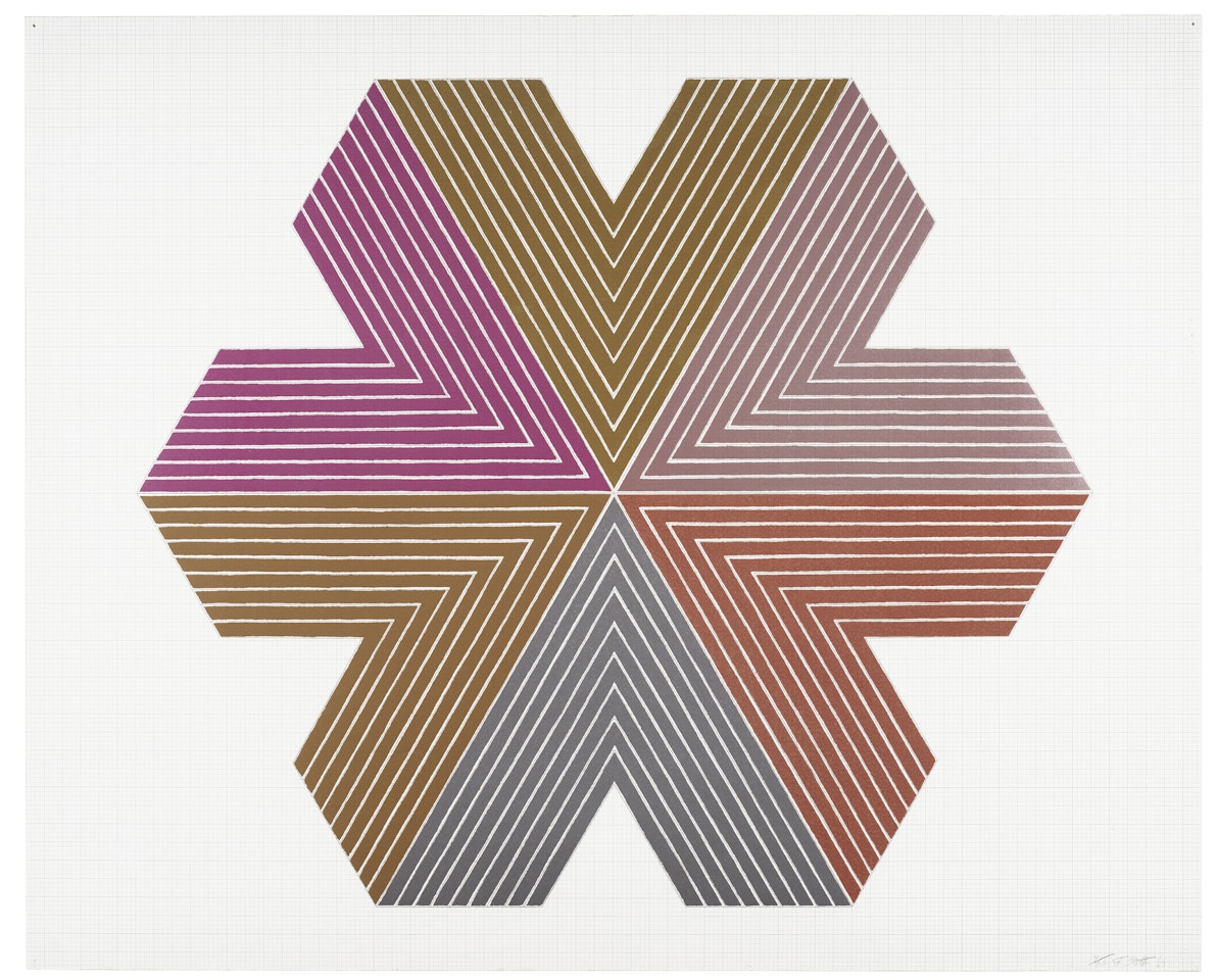 Star of Persia I, from Star of Persia Series by Frank Stella