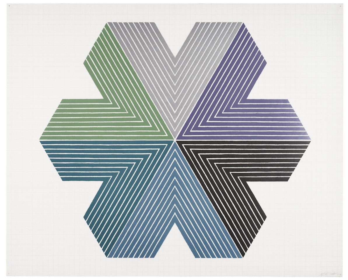 Star of Persia II, from Star of Persia Series by Frank Stella