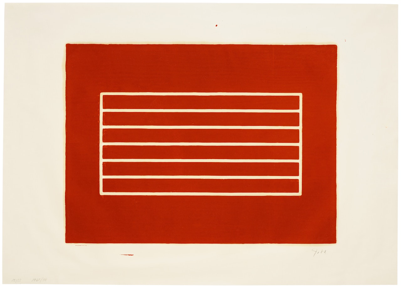 Untitled: one print by Donald Judd