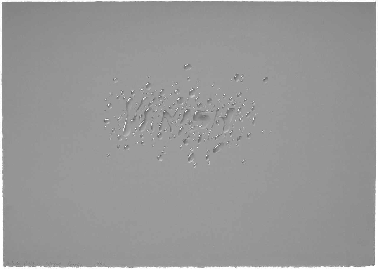 Vanish by Ed Ruscha