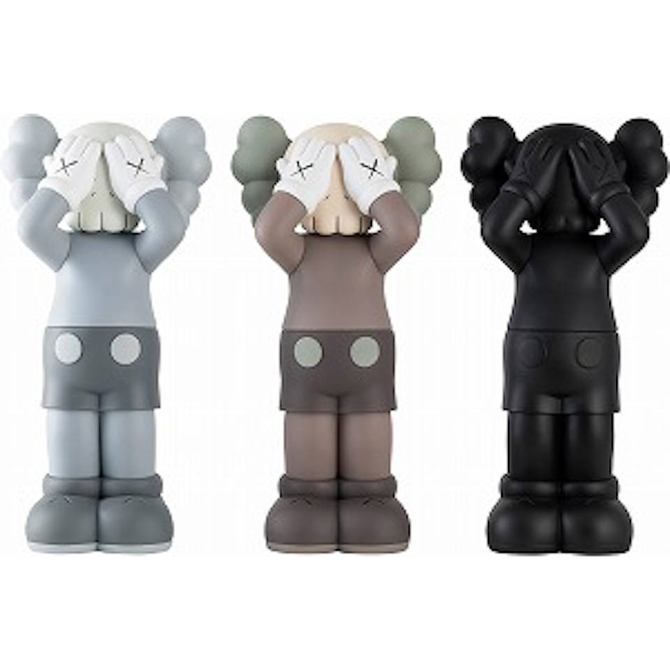 KAWS: HOLIDAY UK - Figure (Gray, Brown, Black) by Kaws