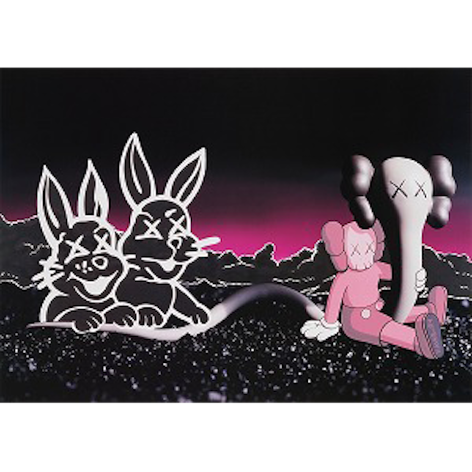 Undefeated Billboard by Kaws