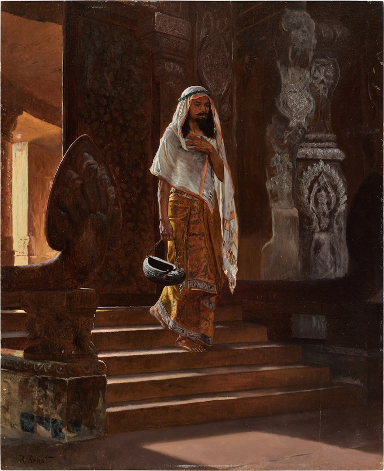 A Dervish by Rudolf Ernst