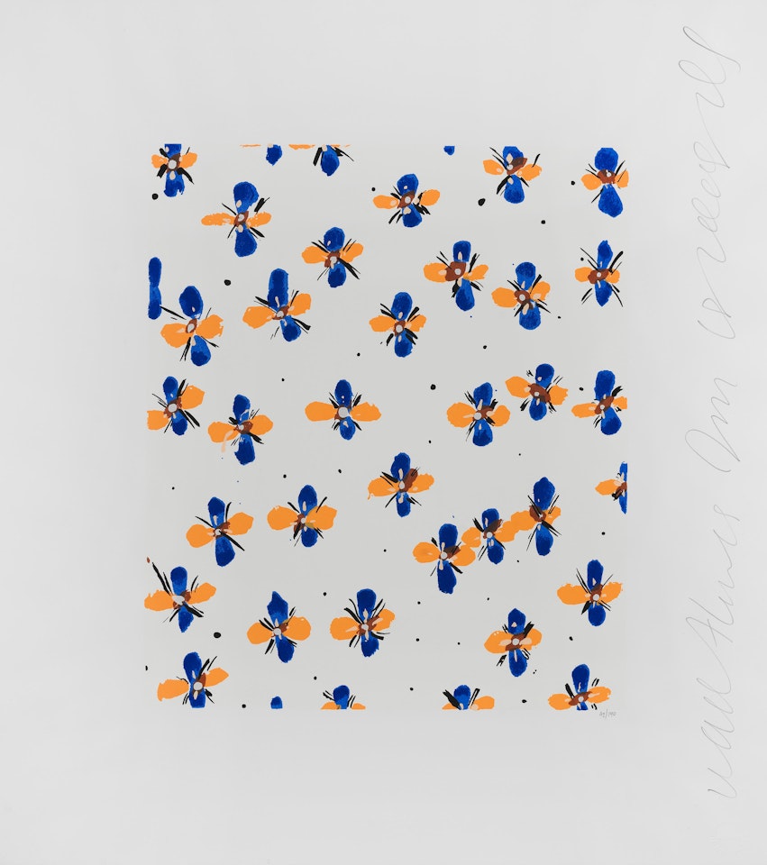Wallflower 23, from Wallflowers Suite by Donald Sultan