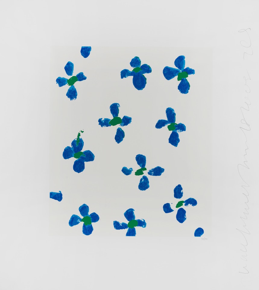 Wallflower 29, from Wallflowers Suite by Donald Sultan