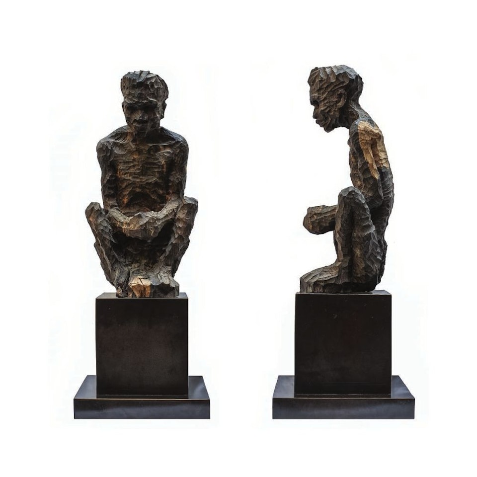 SQUATTING FIGURE by Ben Enwonwu
