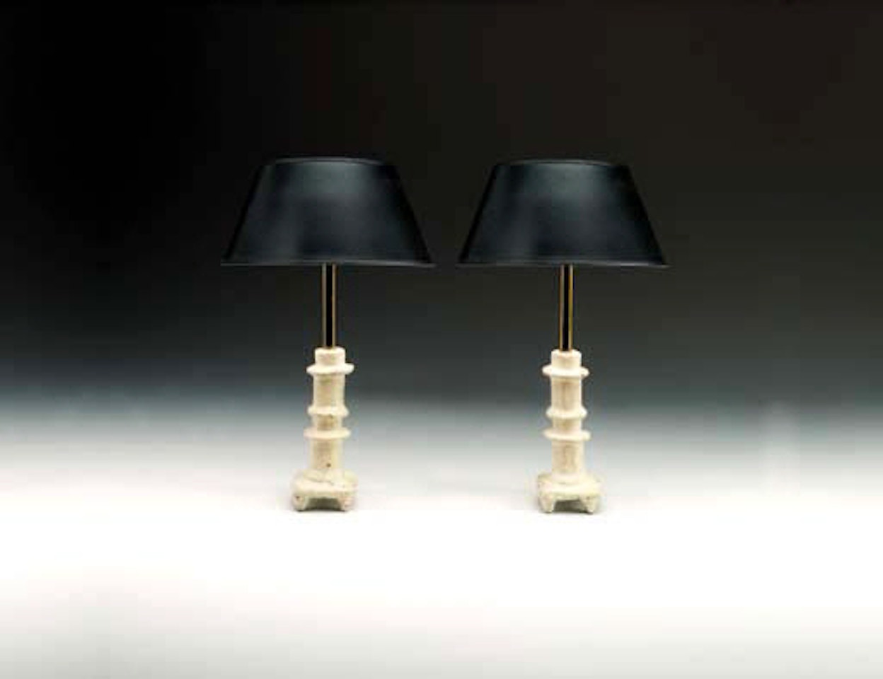 Lampes en forme de bougeoirs by Diego Giacometti