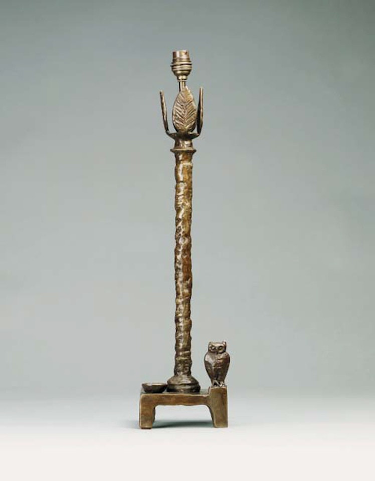 Lampe au hibou by Diego Giacometti