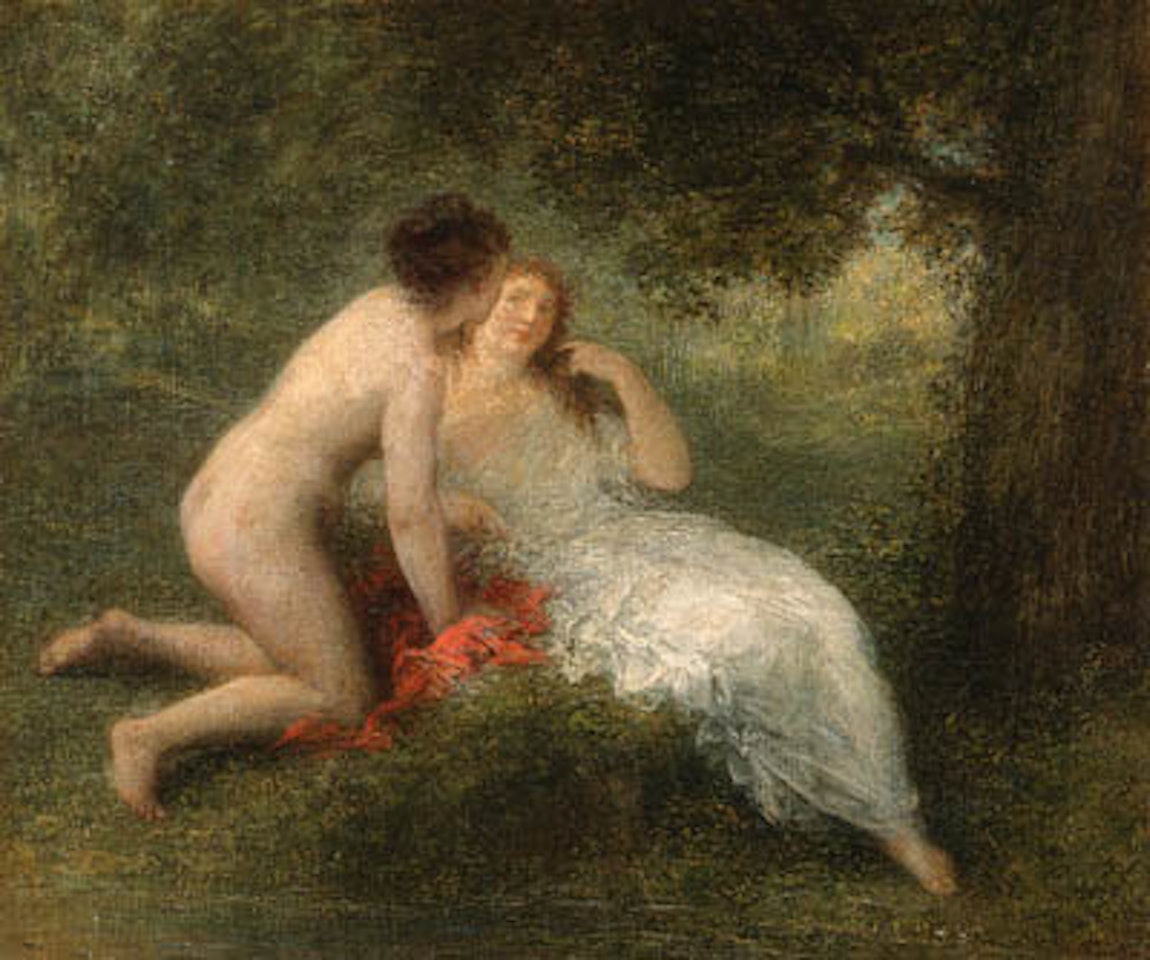 Baigneuses - La confidence by Henri Fantin-Latour