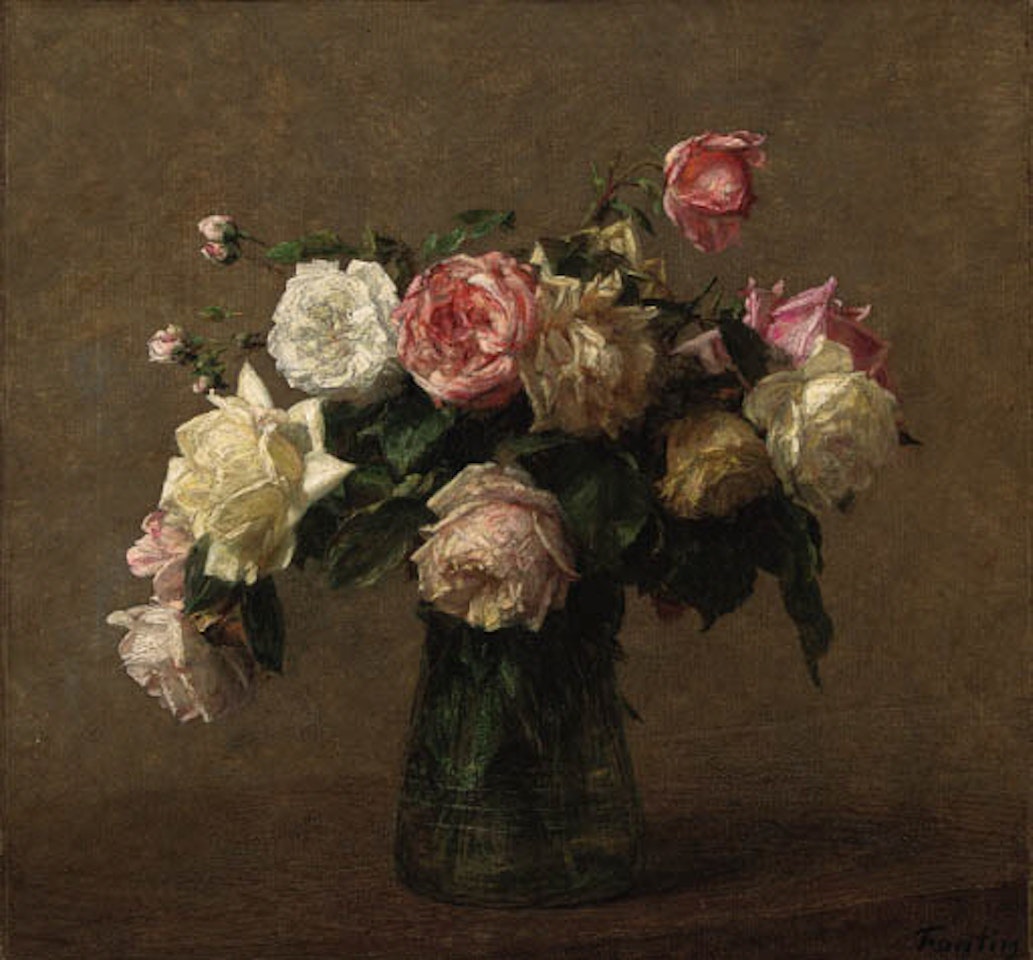 Bouquet de roses by Henri Fantin-Latour
