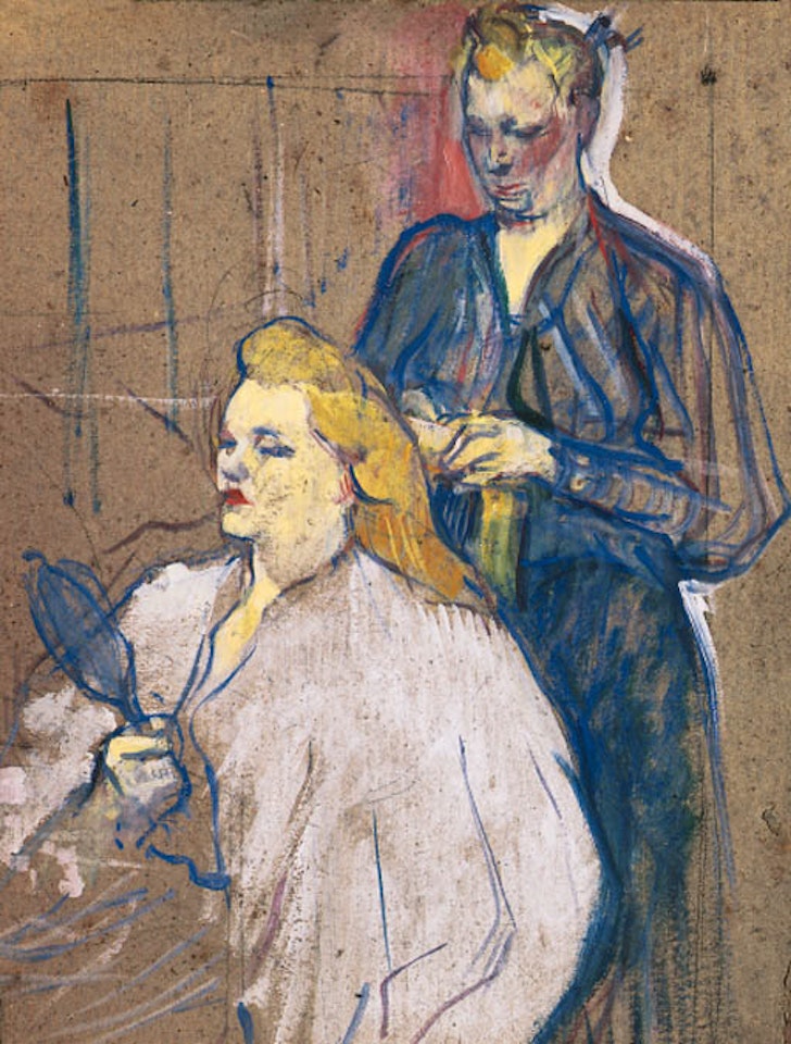 La coiffure by Henri de Toulouse-Lautrec