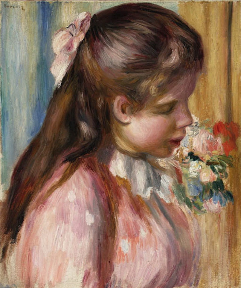Buste de jeune fille by Pierre-Auguste Renoir