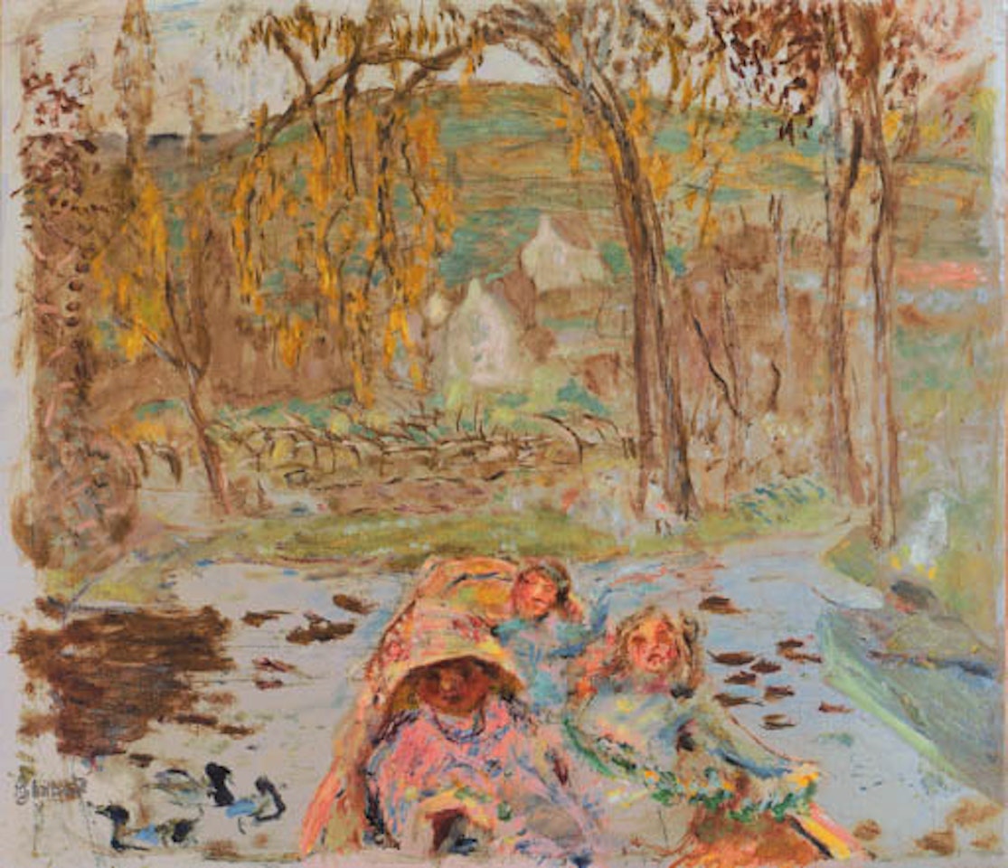 En barque by Pierre Bonnard
