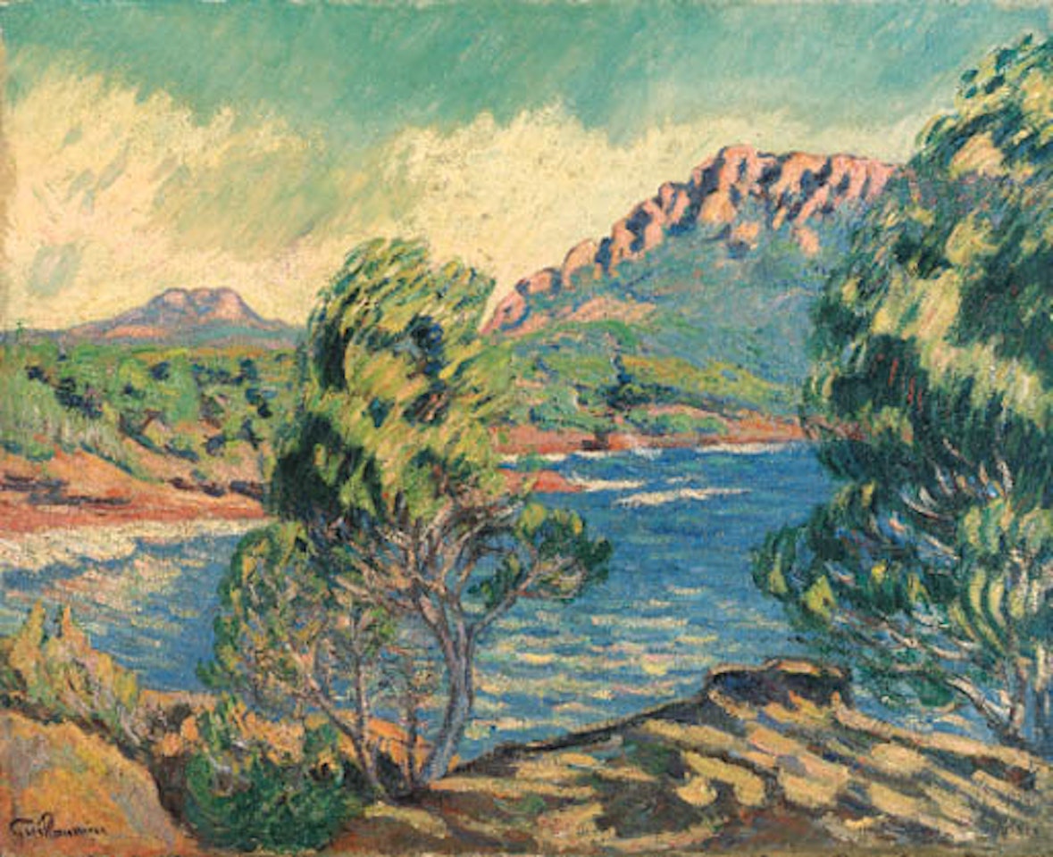 Agay, la baie par temps de mistral by Armand Guillaumin
