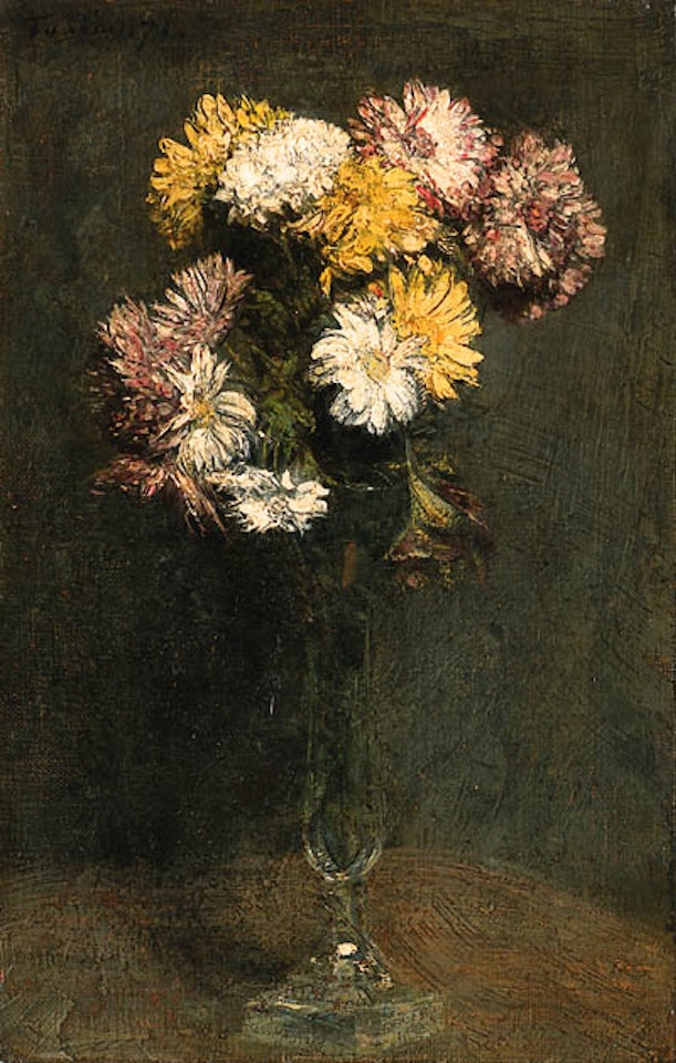 Chrysanthemes by Henri Fantin-Latour