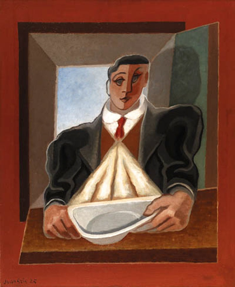 Homme attable by Juan Gris