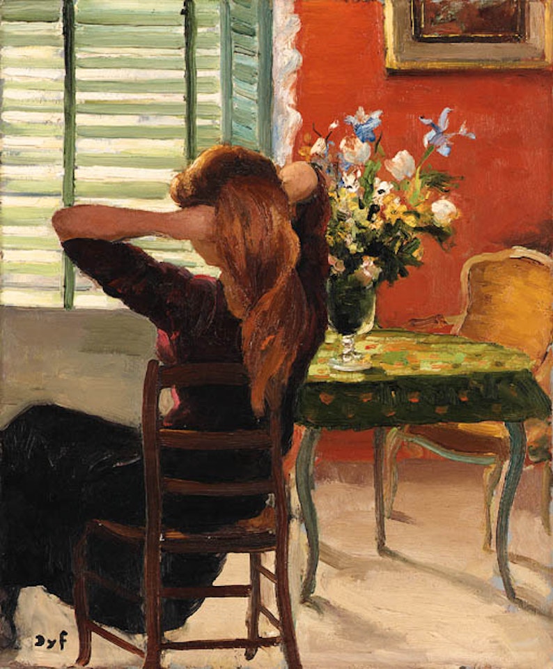 Fille aux volets by Marcel Dyf