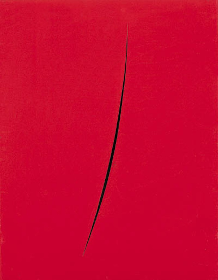 Concetto spaziale, attesa by Lucio Fontana