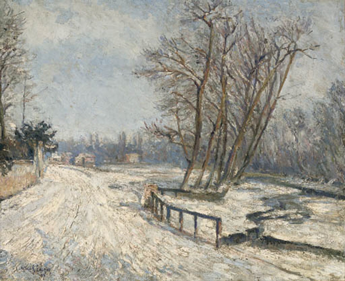 Paysage de neige by Albert Gleizes