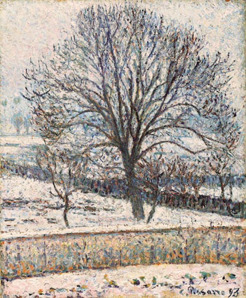 Le degel, Eragny by Camille Pissarro