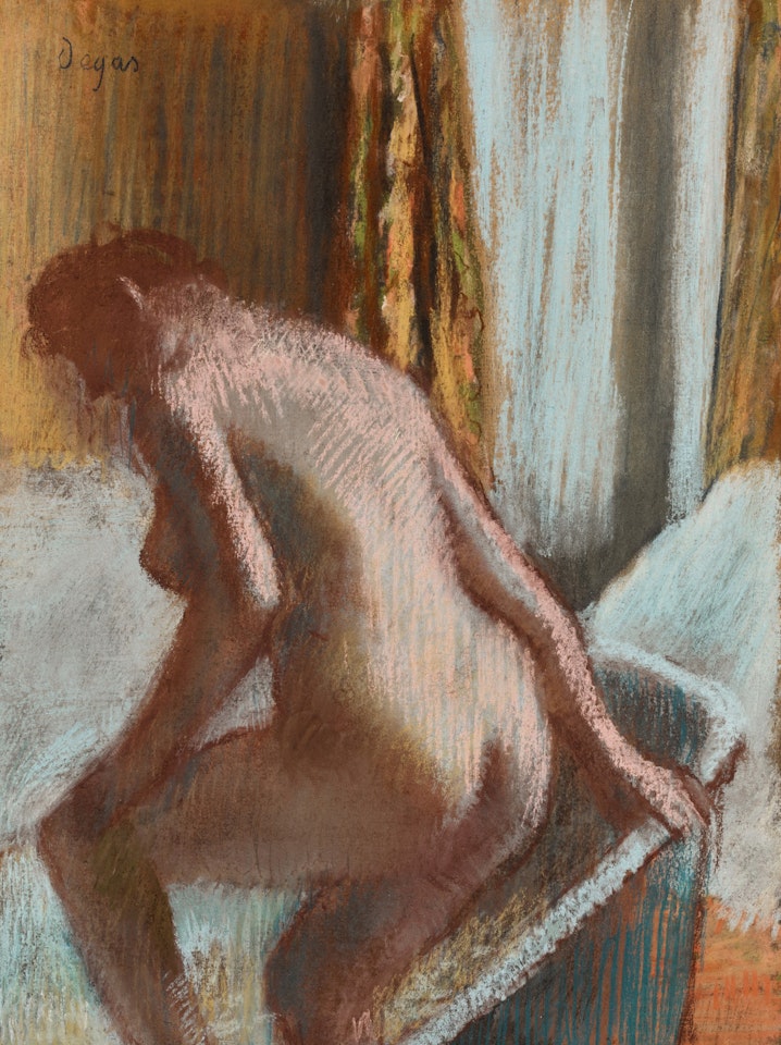 Le bain | 《沐浴》 by Edgar Degas
